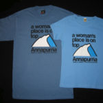 Annapurna A Woman s Place is on Top T shirt Arlene Blum